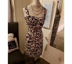 ENFOCUS Studio Brown Aztec print dress